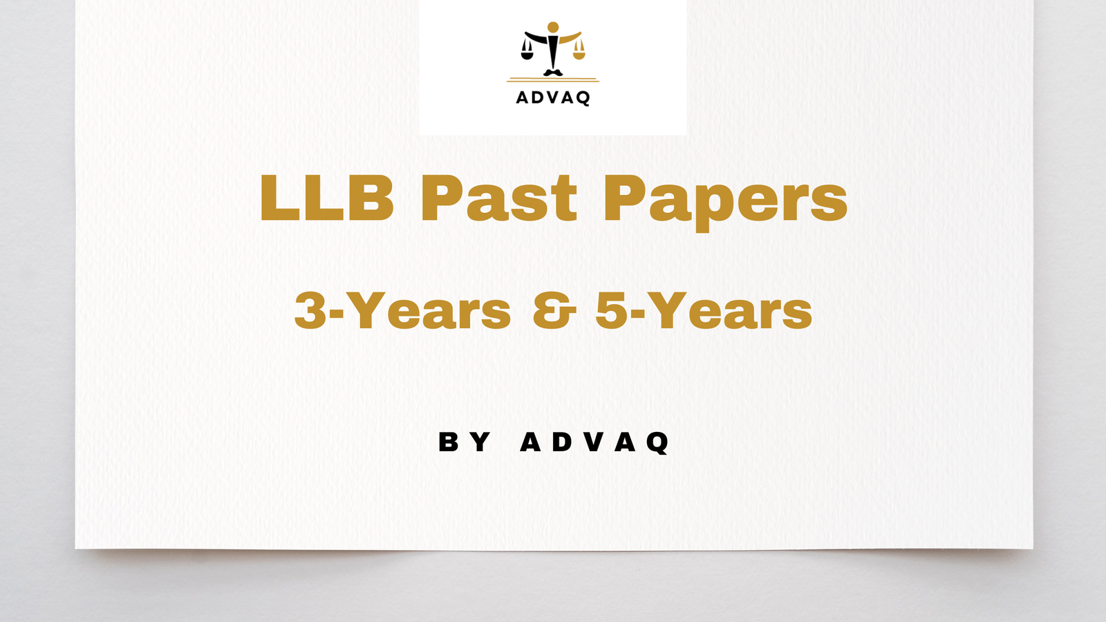 LLB Past Papers